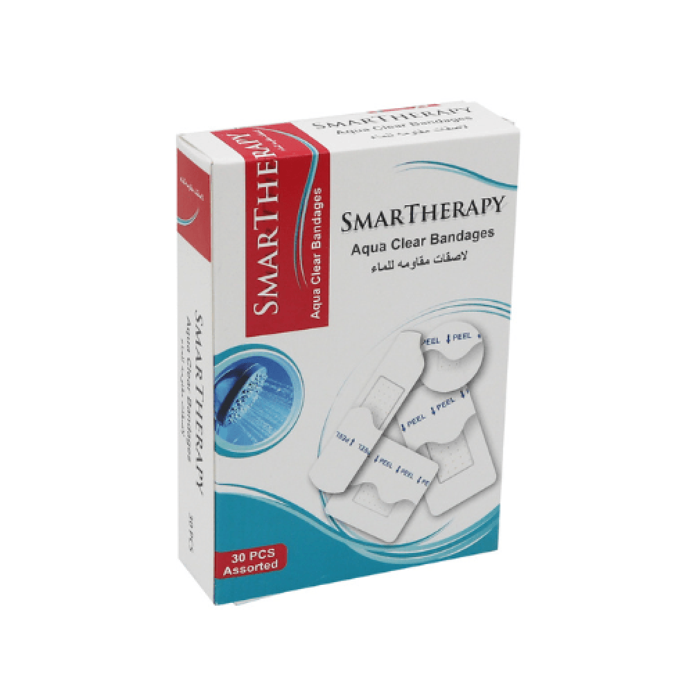 Water-Resistant Adhesive Bandages, 30 Pieces