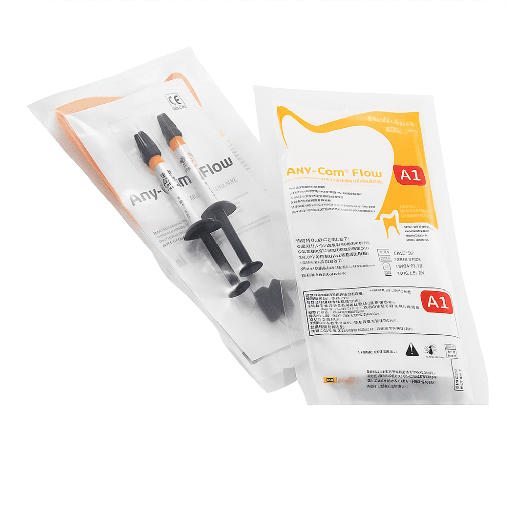 كومبوزيت سيال للأسنان Mediclus Any-Com، سيرنج 2*2 جم
