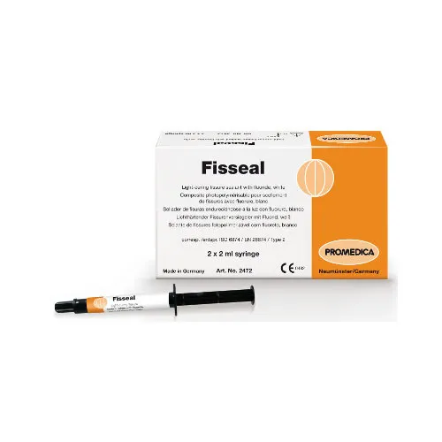 Fisseal، مادة سد الفجوات والشقوق مع الفلوريد، محقن