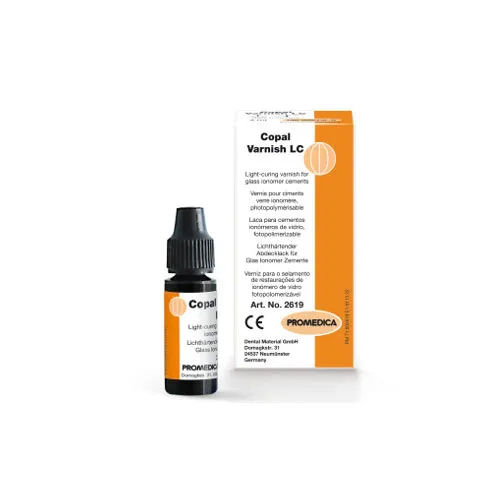 Copal Varnish LC، طلاء لحماية أسطح الزجاج الأيونومري، زجاجة