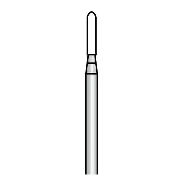 Ash Hi-Di Diamond Burs, Cylinder (298), Medium, FG 012