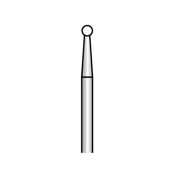 Ash Hi-Di Diamond Burs, Round (001), Medium, FG 016