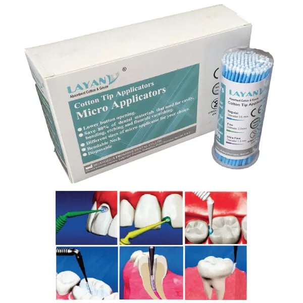 Bendable Disposable Micro Applicators, Super Fine