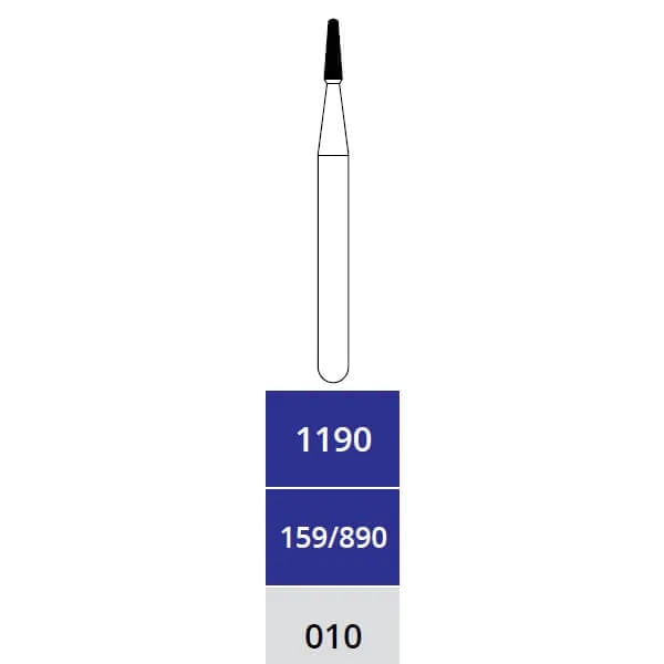 سنبلة ألماسية مخروطية ناعمة جدا FG 010, 1190EF