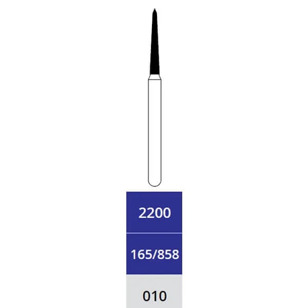 Diamond Bur, Cone, X-Fine, FG, 010, 2200EF