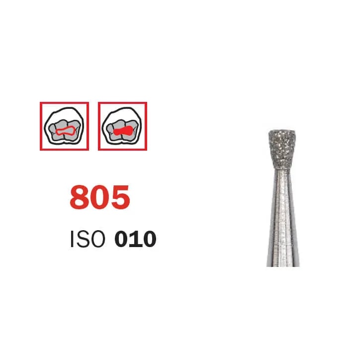 سنبلة ألماس، FG 010 قصيرة، متوسطة، مخروط مقلوب ISO #010