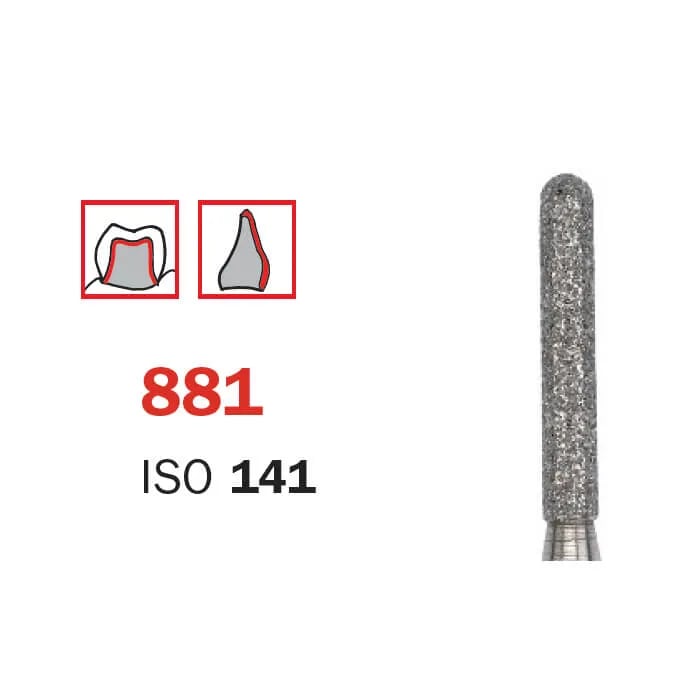 سنبلة ألماسية FG 012 ناعم أسطوانة كتف مستدير ISO #141
