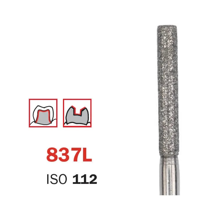 Diamond Bur, FG 014, Coarse, Cylinder ISO #112
