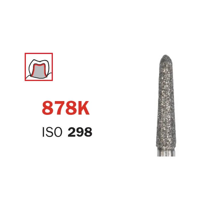 سنبلة ألماسية FG 014 متوسطة طوربيد كحت لثوي ISO 289