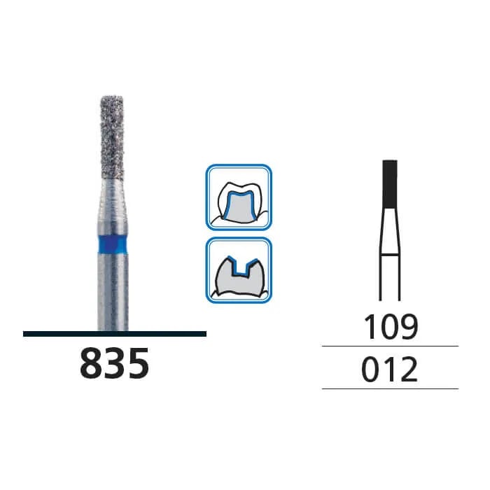 Diamond Burs, Cylinder, Medium, FG 012, 530625