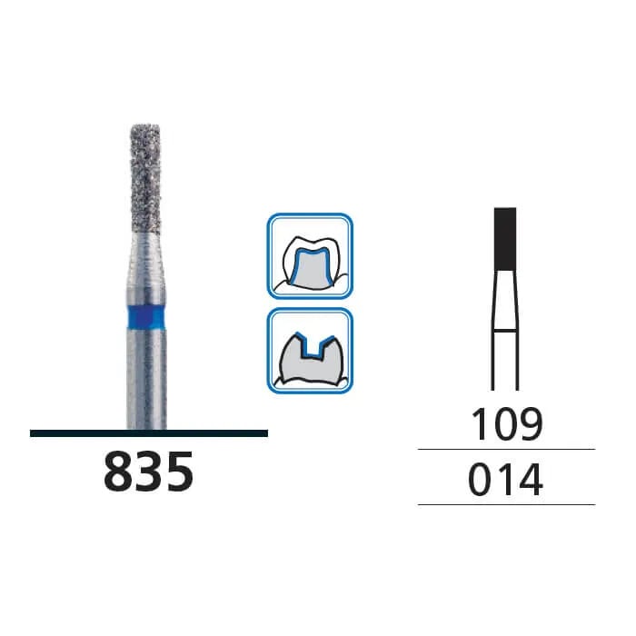Diamond Burs, Cylinder, Medium, FG 014