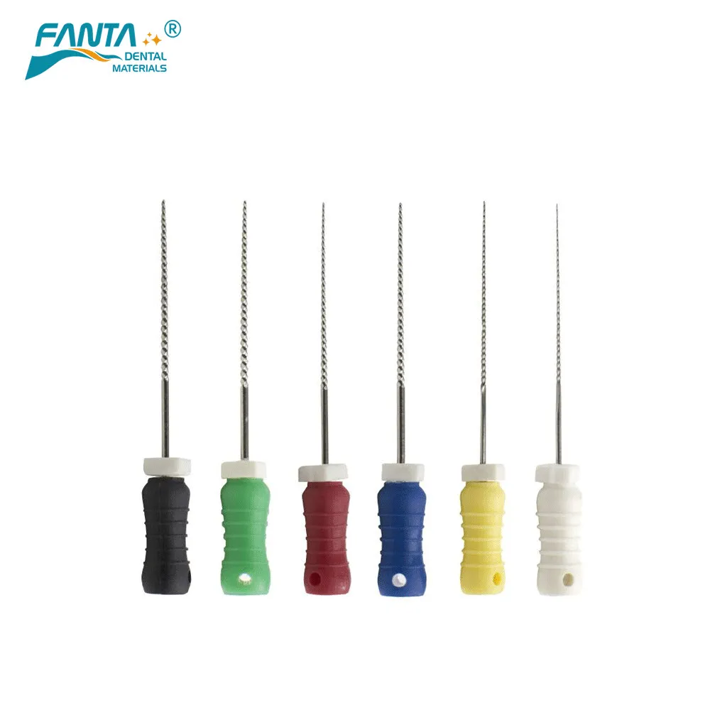 Fanta K-Files، أحجام متنوعة #15–40، طول 25mm، الفولاذ المقاوم للصدأ