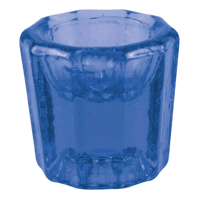 Glass Dappen Dish، أزرق