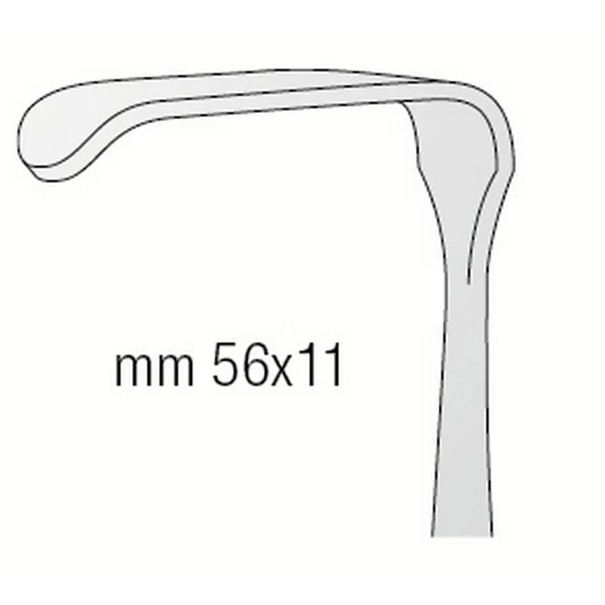Retractor Kocher 56x11mm