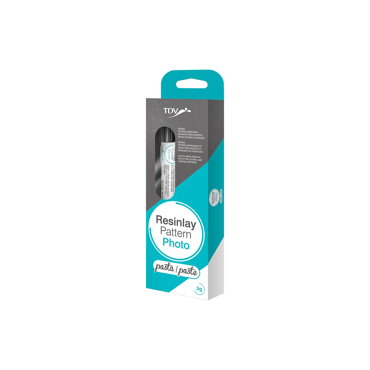 Resinlay Pattern Photo Paste، راتنج نمذجة LC، محقن 3g
