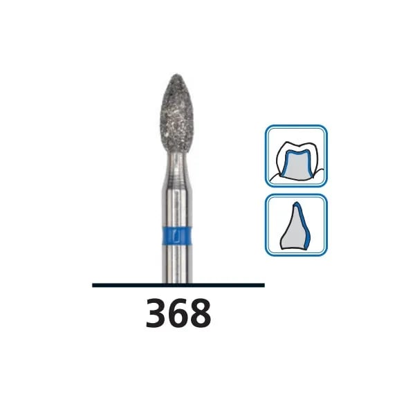 سنابل ألماسية كروية مدببة C368، خشونة فائقة النعومة، FG-018