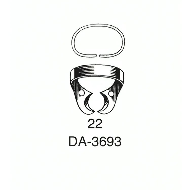 Rubber Dam Clamp #22, Winged for Versatile Tooth Isolation