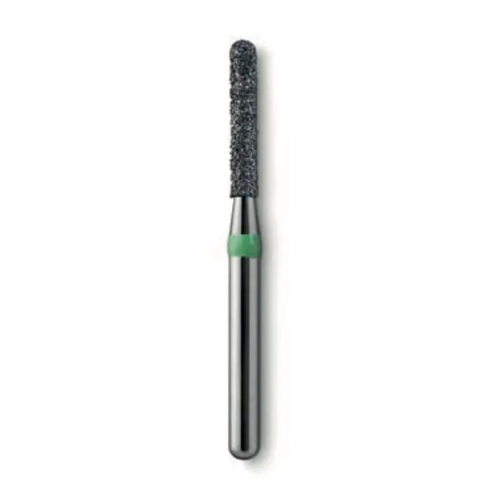 Round-End Cylinder Long Diamond Burs G881 DLC, Coarse Grit, FG-014
