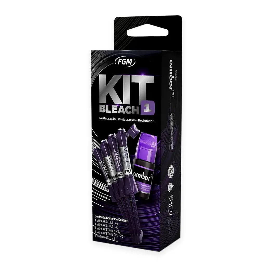 Composite Vittra Kit Bleach 1 (4 Syring) + AMBAR APS Bond