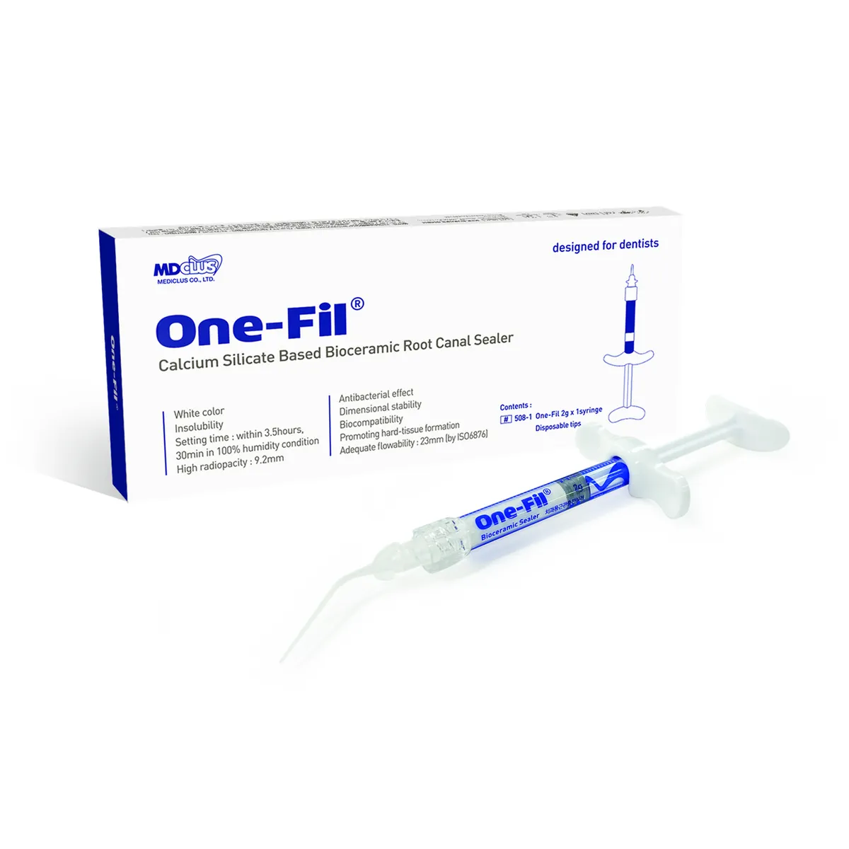 One-Fil, Bioceramic Root Canal Sealer, 2g Syringe