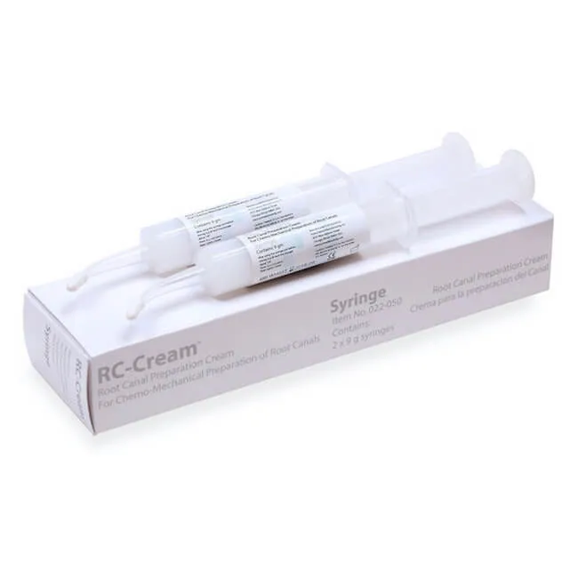 طقم RC-Cream، كريم تحضير قنوات الجذر، 2x9g محاقن
