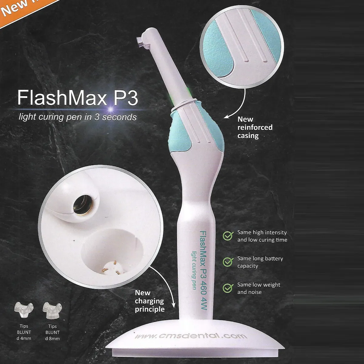 ضوء معالجة ضوئي للأسنان FlashMax P3 460، 4W