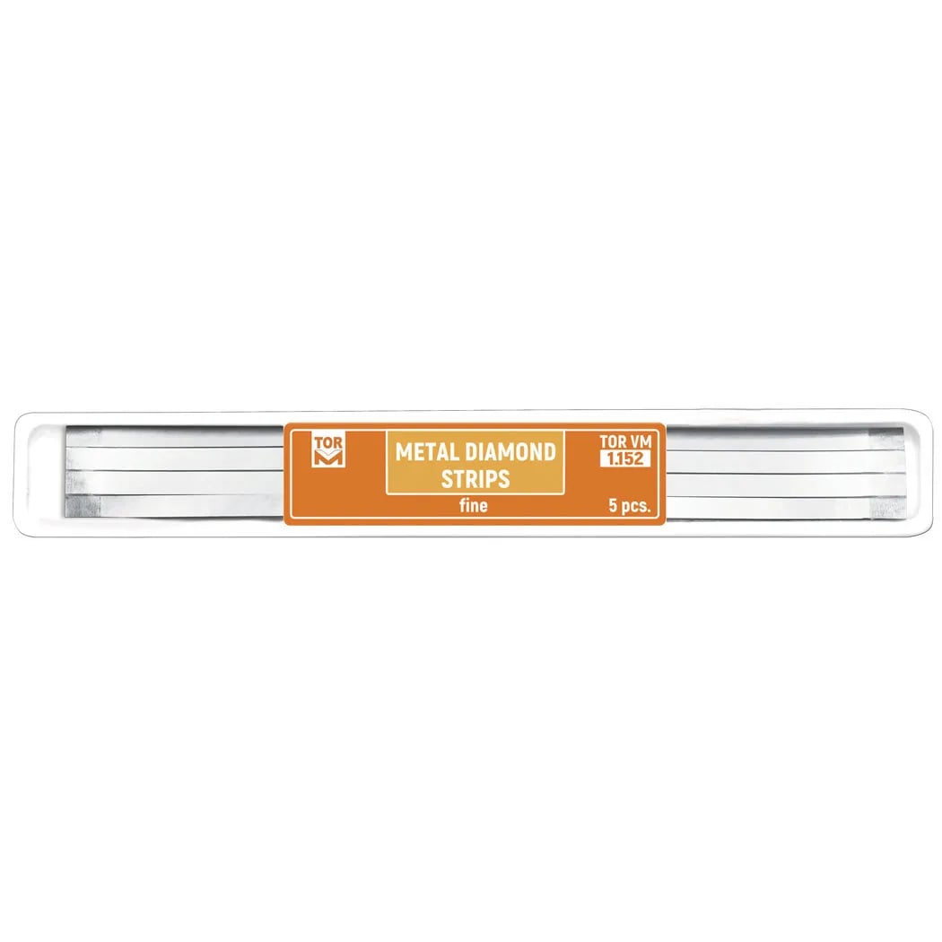 Metal Diamond Strips, Fine, 4mm