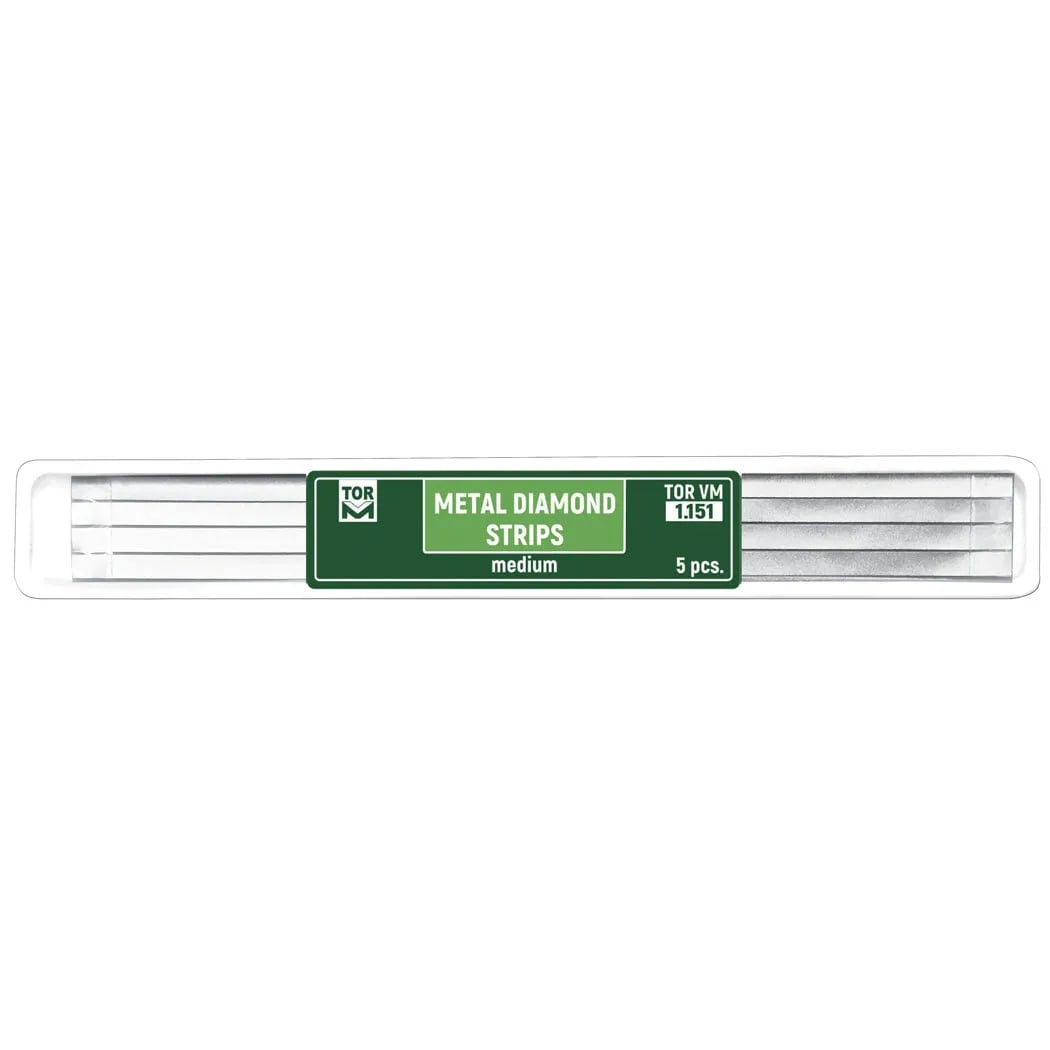 Metal Diamond Strips, Medium, 4mm