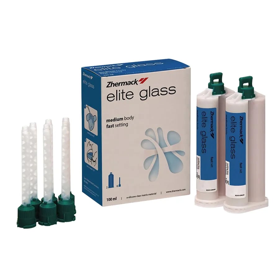Elite Glass, Transparent A-Silicone for Veneers, 50ml