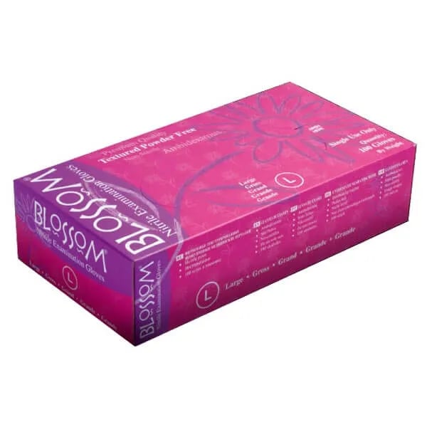 Powder Free Nitrile Exam Gloves, Medium (Lilac)