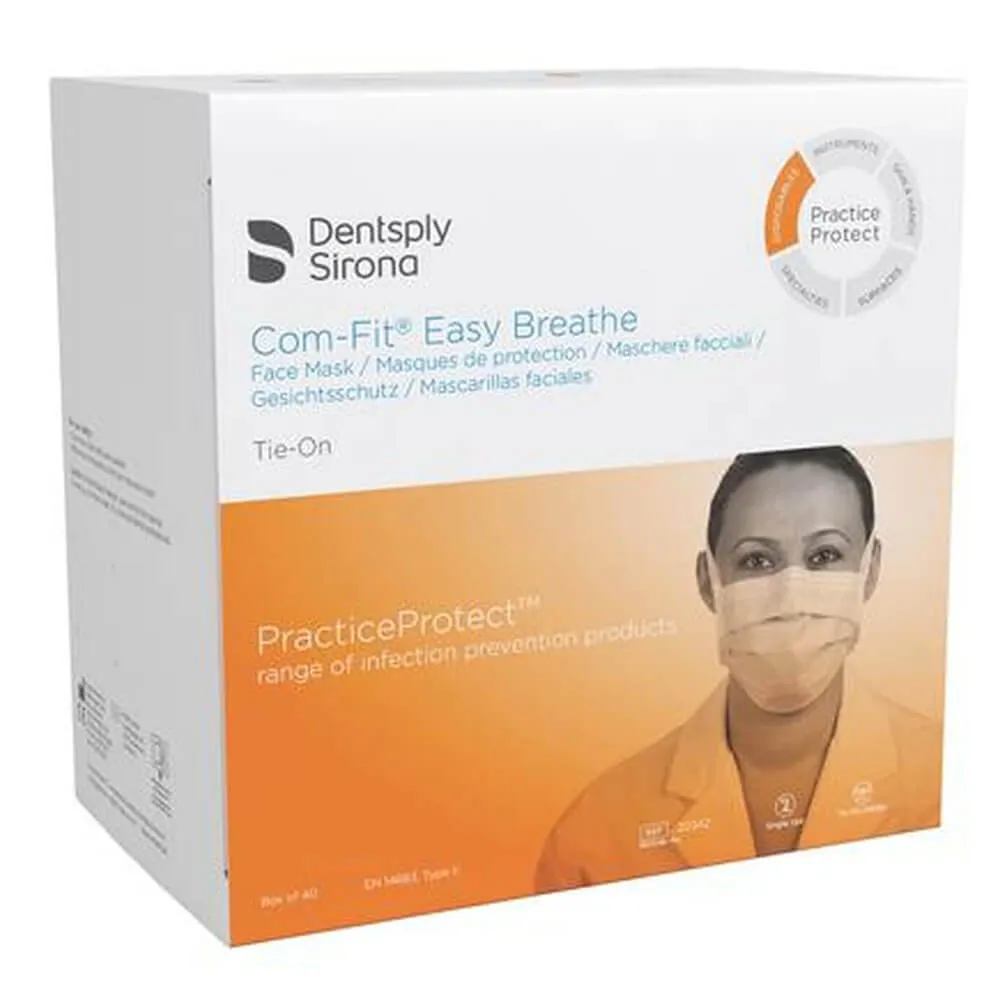 كمامة Com-Fit Easy Breathe، برباط، أزرق، PK/40
