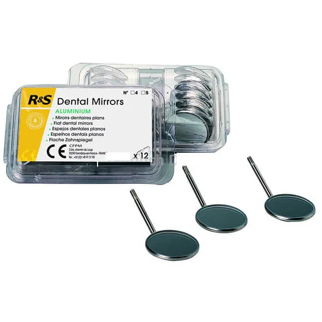 Aluminum Mouth Mirrors #4 (Ø 22 mm)