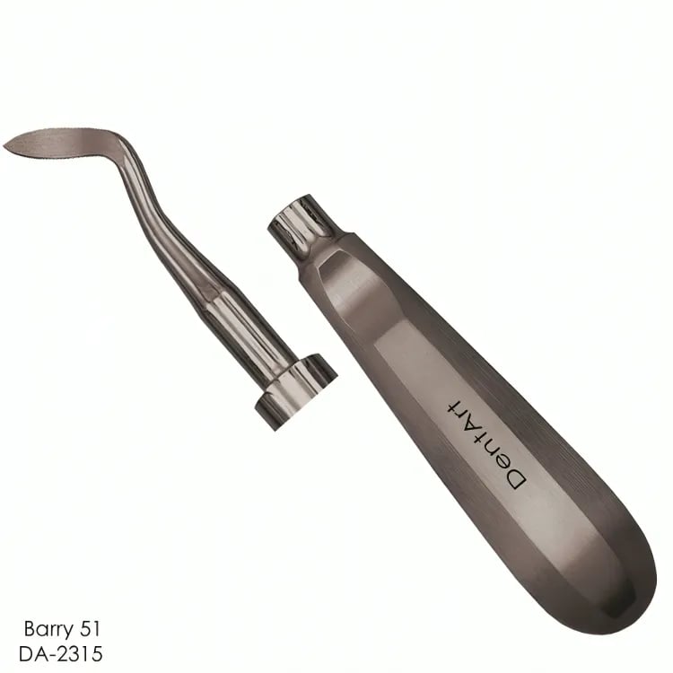Root Elevator, Thumb Handle, Barry 51, Right