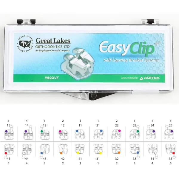 دعامة Case Easy Clip + MBT Passive 022، خطافات، طقم/20