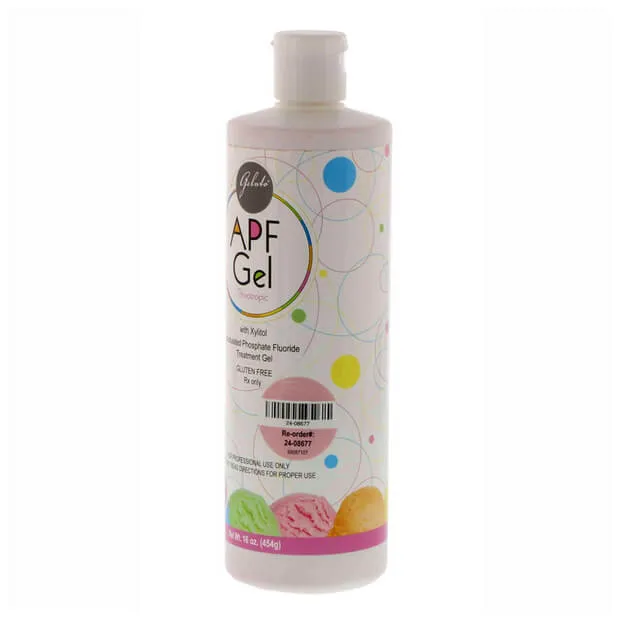 Gelato, APF Fluoride Gel, Strawberry Bottle