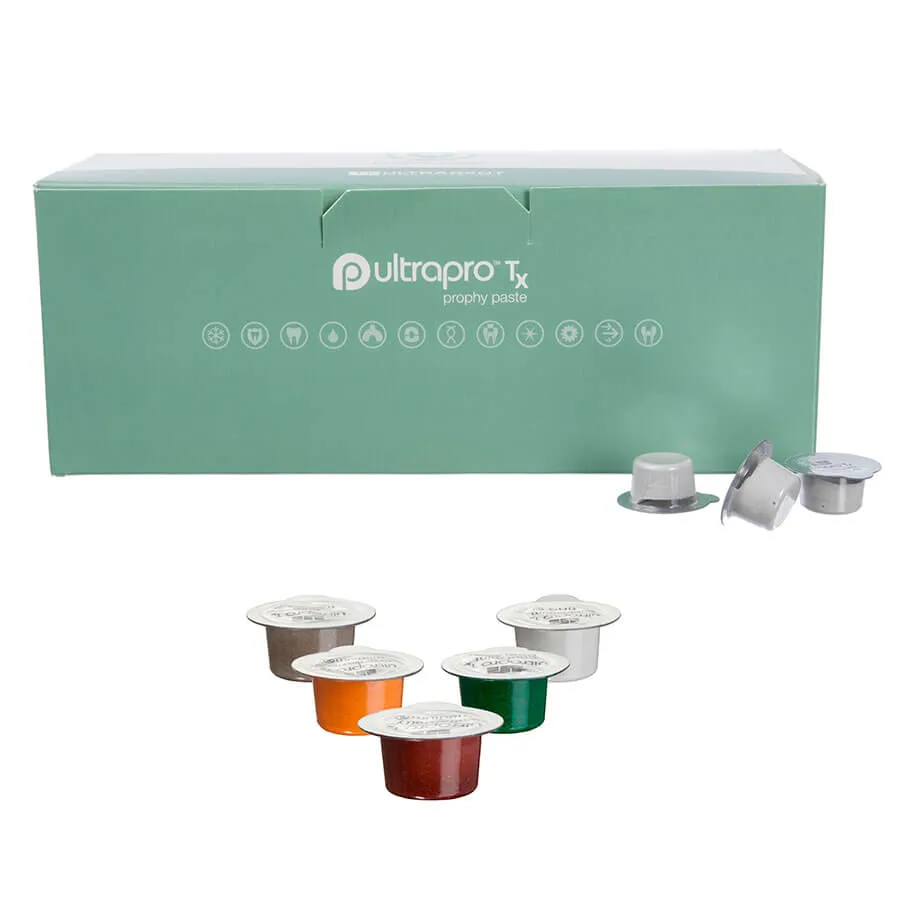 معجون Ultrapro TX Prophy، خشونة متوسطة، نكهات متنوعة (خالي من الصبغة)، PK/200