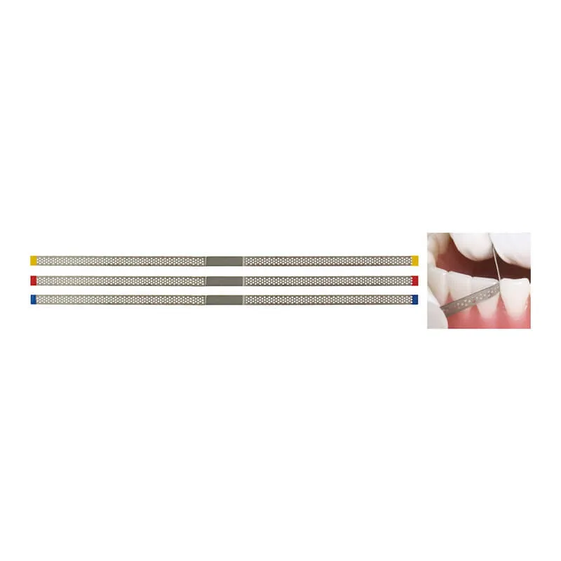 شرائط ماسية مثقبة بين الأسنان، ضيقة 2.5mm (ناعمة) PK/10