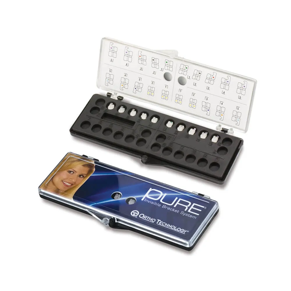 مجموعة Pure Crystal Clear Aesthetics Patient Kit، 022 Roth 5x5 خطافات 345