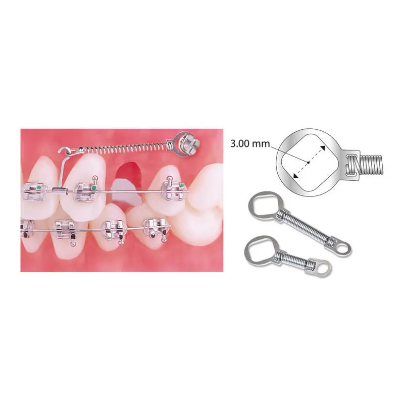 TruFlex NiTi TAD نابض لولبي مغلق 12mm، قوة خفيفة، 009x030، PK/10