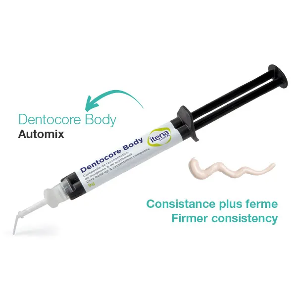 Dentocore Body Automix، بناء النواة وتثبيت الدعامة