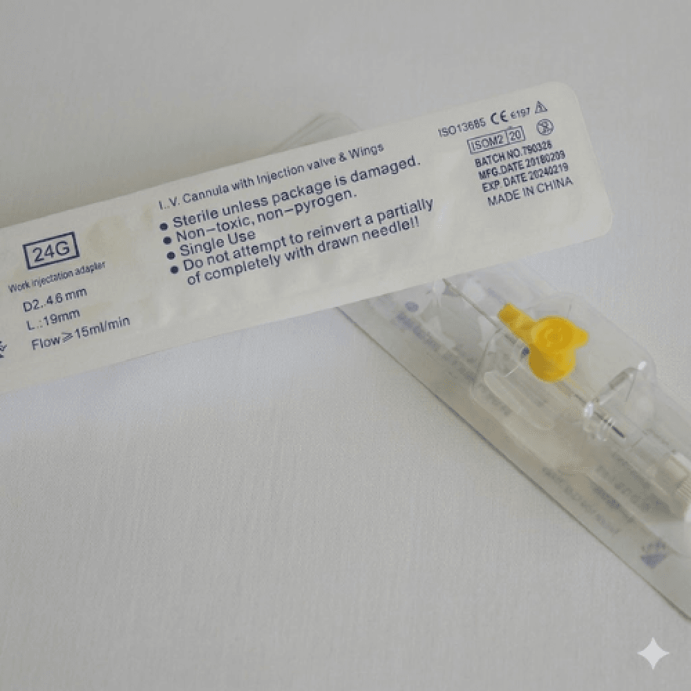IV Cannula, Size 24, Box of 100