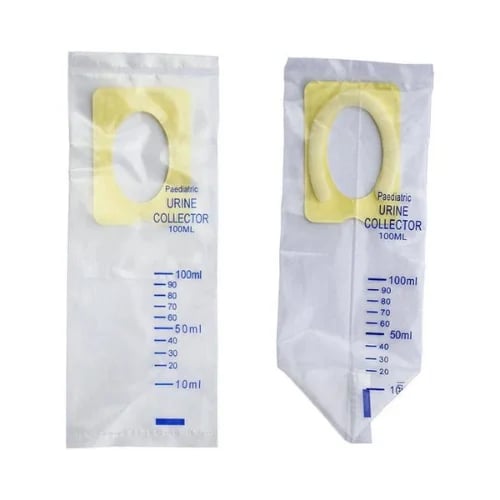 Pediatric Urine Collection Bag, Sterile, 100 mL