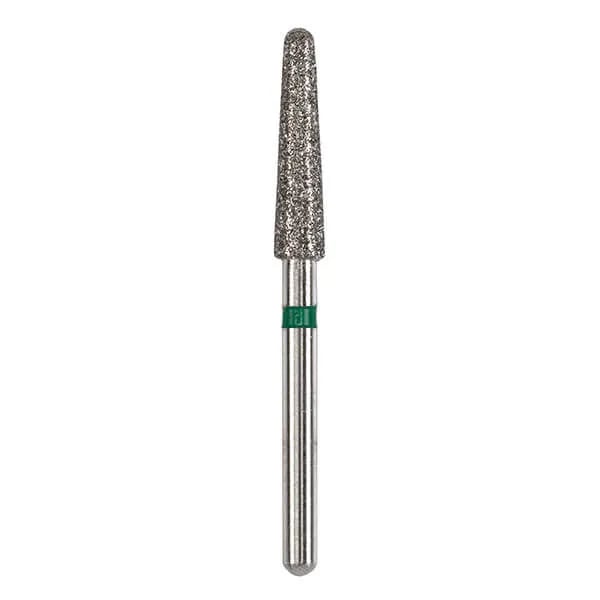 Diamond Bur, FG 023, Medium, Cone Round End ISO #198