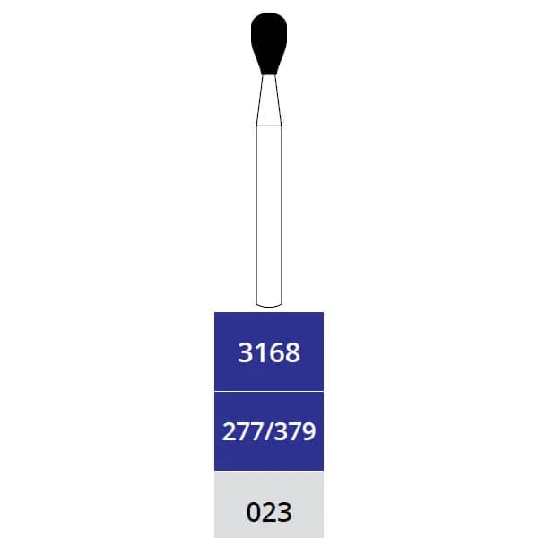 Diamond Burs, Pear, Fine, FG 023